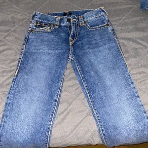 True religion Jean Geno relaxed slim super t size 29 around the waist
